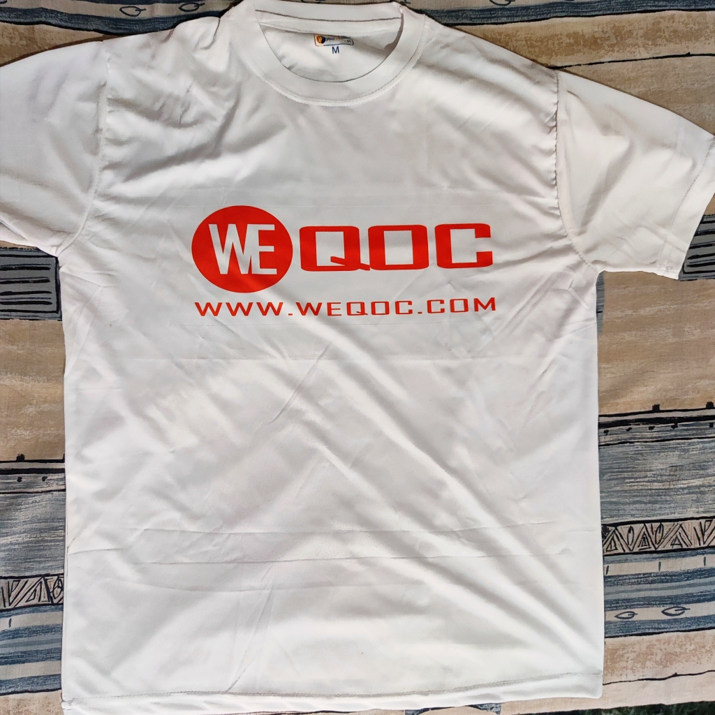 White Polyester Dri Fit Half Sleeve Men T-Shirt