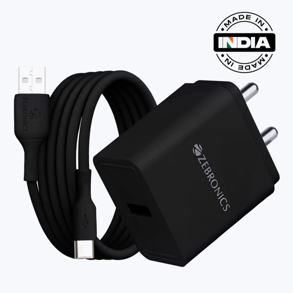 Zebronics Mobile USB Charger With Cable